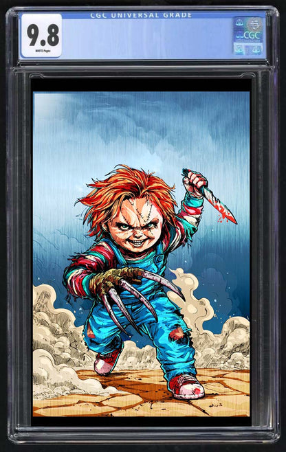 Birth of a Slasher #1 Avoltha Metal Virgin Variant LTD 5