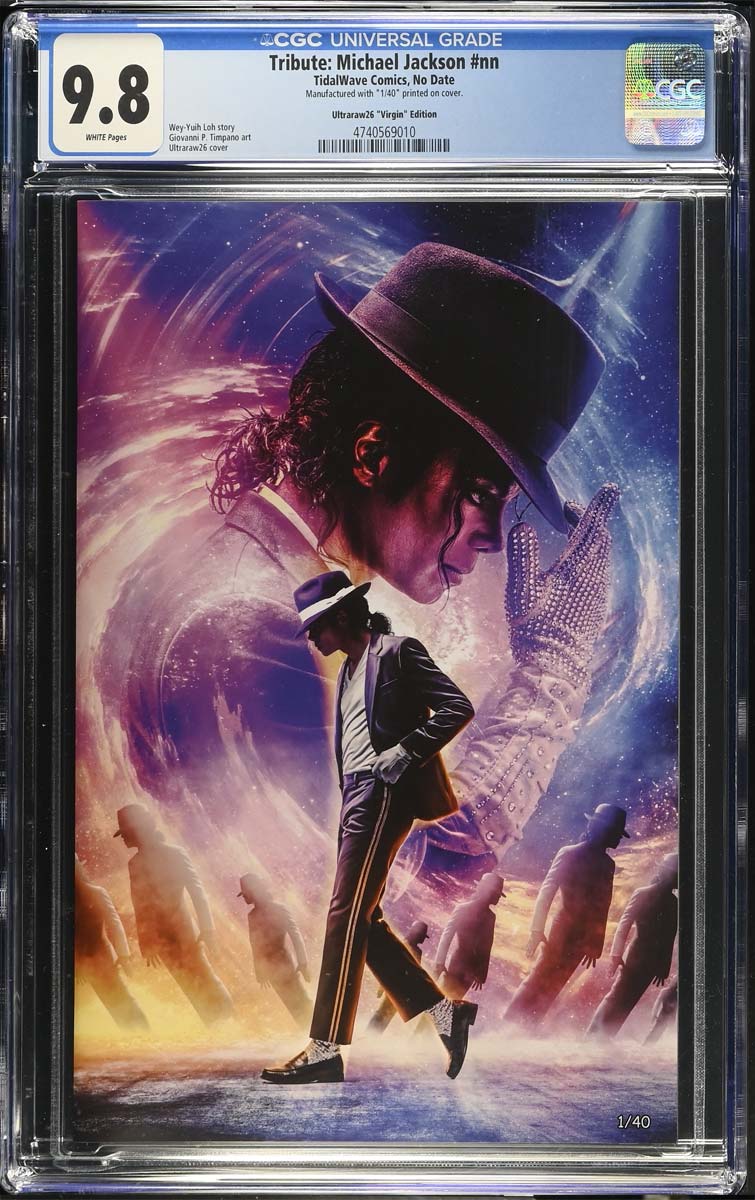 Michael Jackson #1 CGC 9.8 Ultraraw26 Secret Virgin Variant #1/40