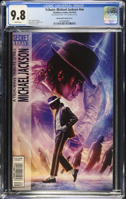 Michael Jackson #1 CGC 9.8 Ultraraw26 Secret Trade Variant #1/70
