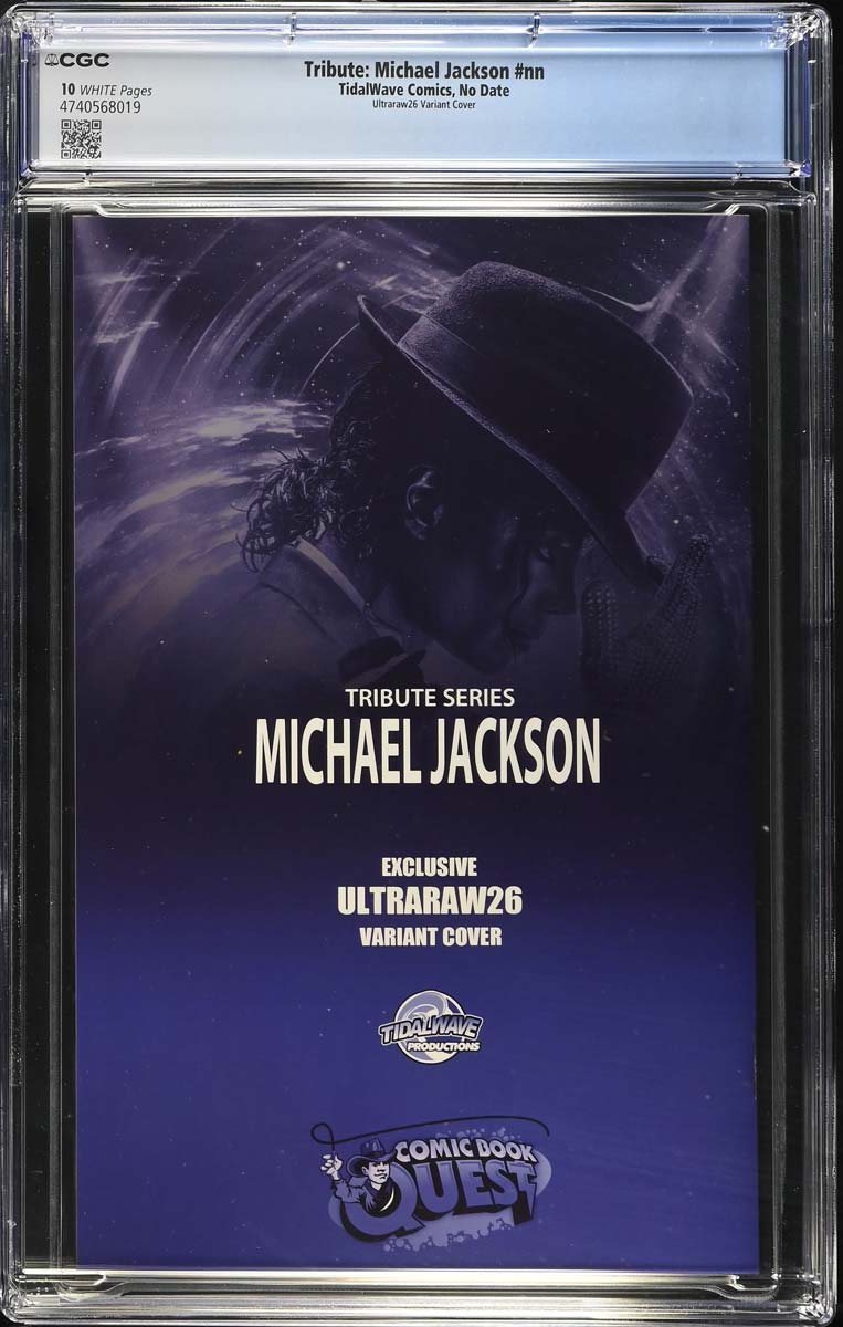 Michael Jackson #1 CGC 10 Ultraraw26 Secret Trade Variant #27/70
