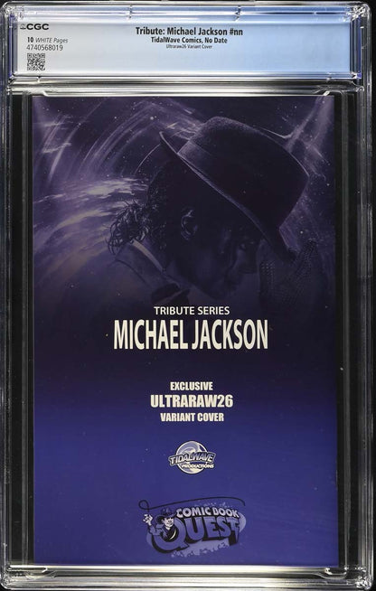 Michael Jackson #1 CGC 10 Ultraraw26 Secret Trade Variant #27/70