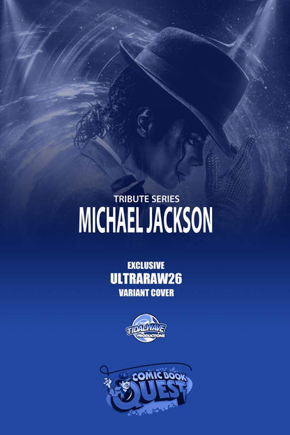 Michael Jackson #1 Ultraraw26 Secret Cracked Ice Spot Foil Variant LTD 15 Back
