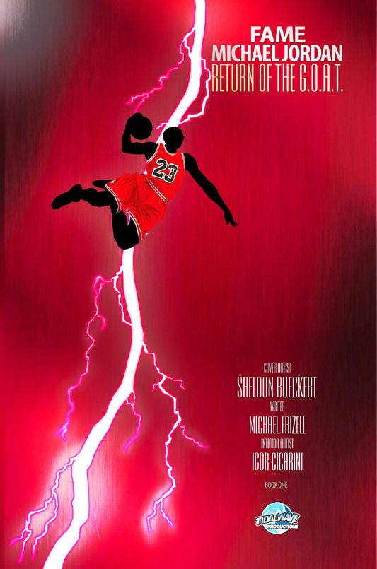 Michael Jordan #1 Trade Metal Variant by Sheldon Bueckert LTD 25