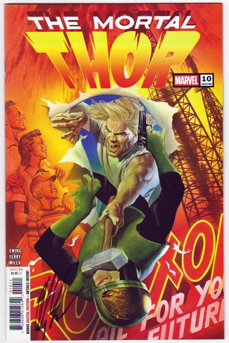 The Mortal Thor #10 Signed Alex Ross