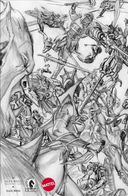 Masters of the Universe Revelations #1 Alex Ross Club Exclusive Sketch Virgin Variant