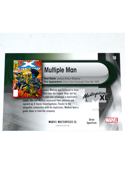 2024 Marvel Masterpiece XL Multiple Man Silver Spectrum LTD 10