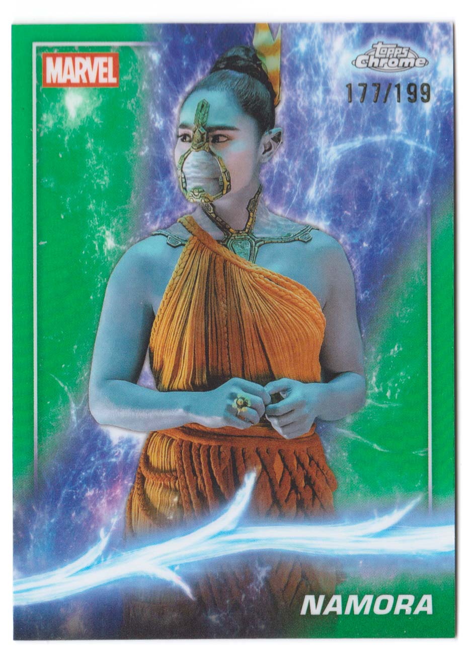 2025 Marvel Studios Naora (Green Refractor) 177/199 Topps Chrome