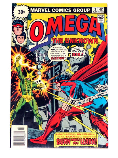 Omega the Unknown #3 30 Cent Variant