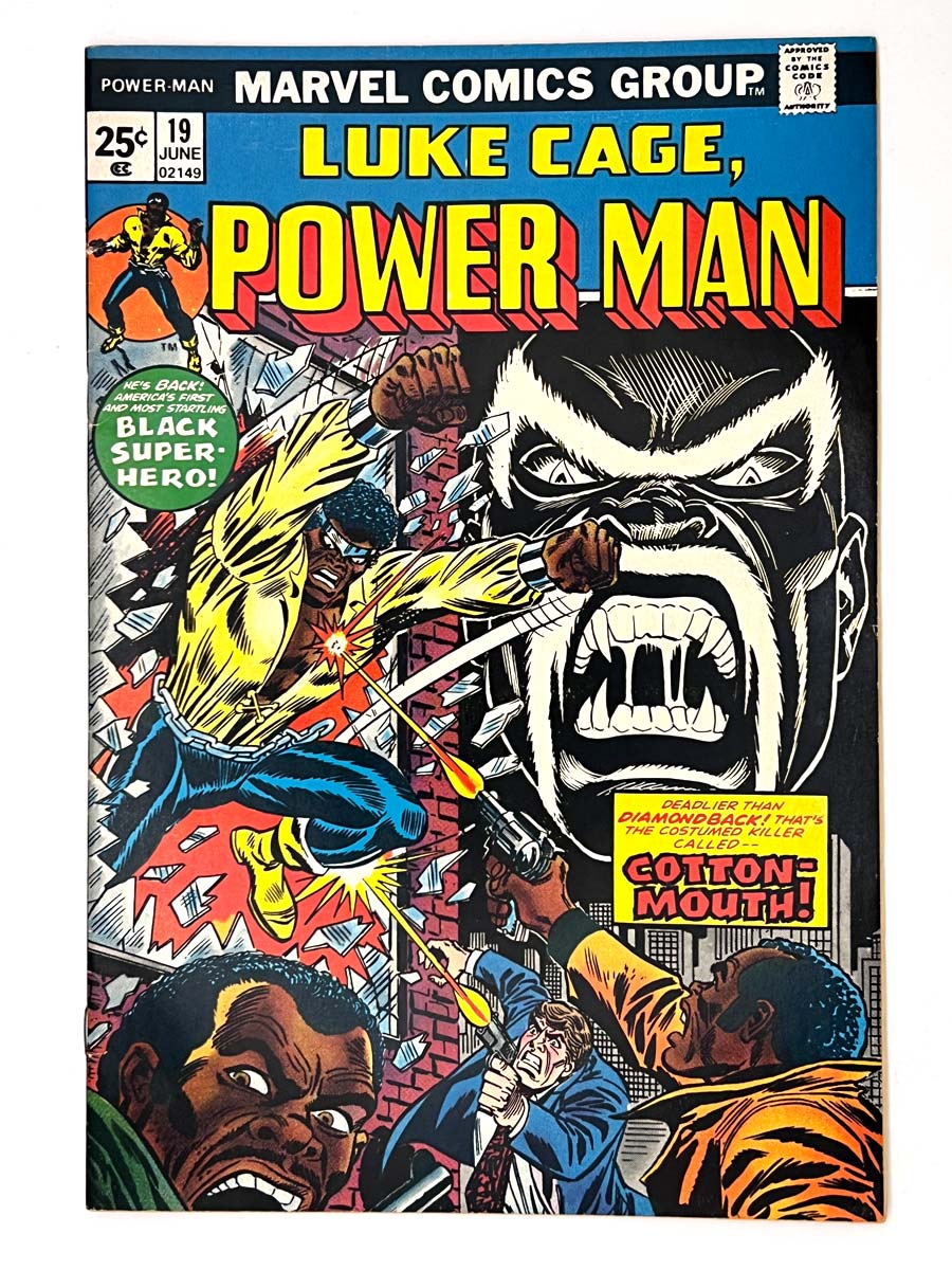 Luke Cage Power Man #19 1st App Cottonmouth