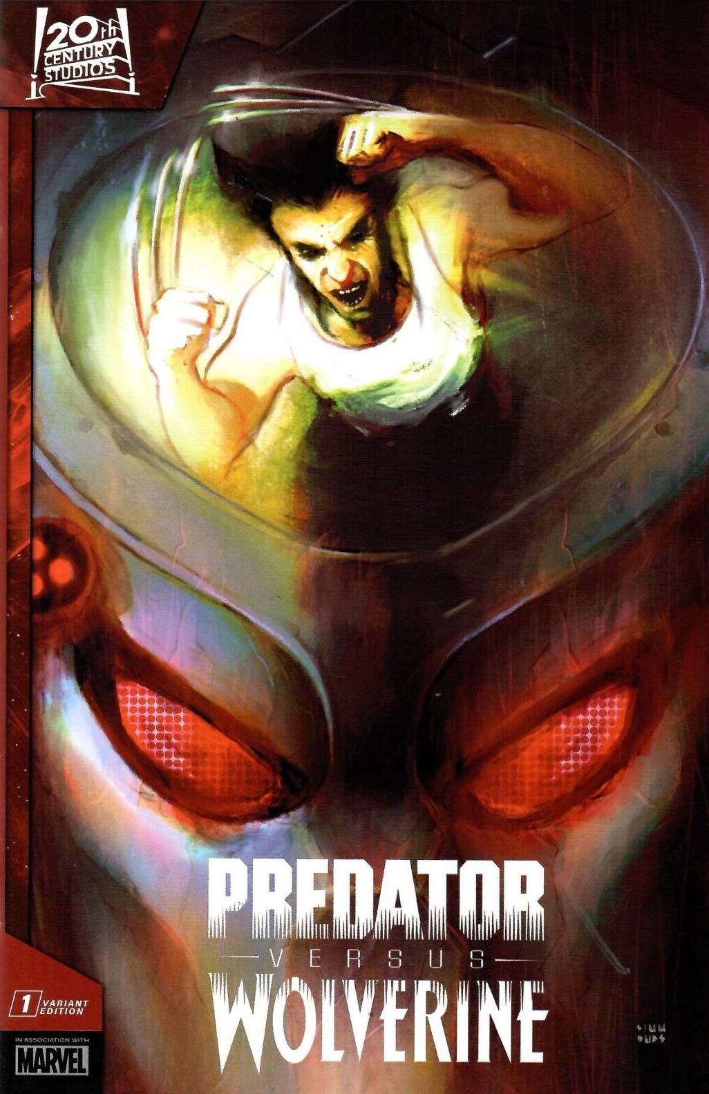 Predator vs Wolverine #1 Martin Simmonds Variant