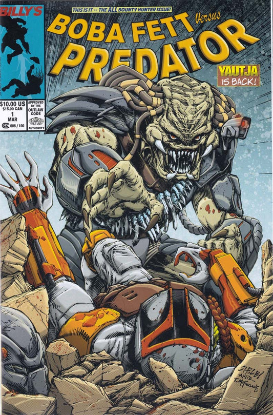 Bootleg Special: Predator vs Boba Fett #1 Sheldon Bueckert Homage Variant LTD 100