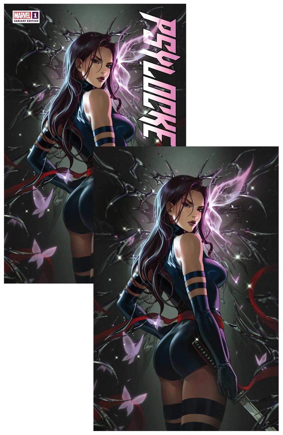 Psylocke #1 LETRIX Li Variant SET