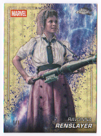 2025 Marvel Studios Ravonna Renslayer Superfractor 1/1 Topps Chrome LO ...