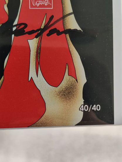 Wes Craven #1 Ben Vazquez CBQ Virgin Variant (Signed) Slightly Damaged