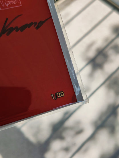 Wes Craven #1 Ben Vazquez Secret Foil Variant LTD 20 Signed by Vazquez (Slightly Damage)