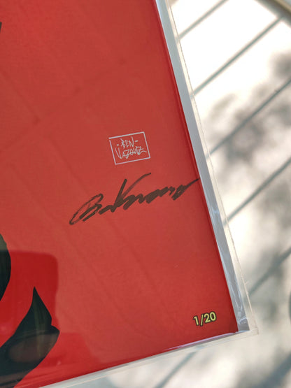 Wes Craven #1 Ben Vazquez Secret Foil Variant LTD 20 Signed by Vazquez (Slightly Damage)