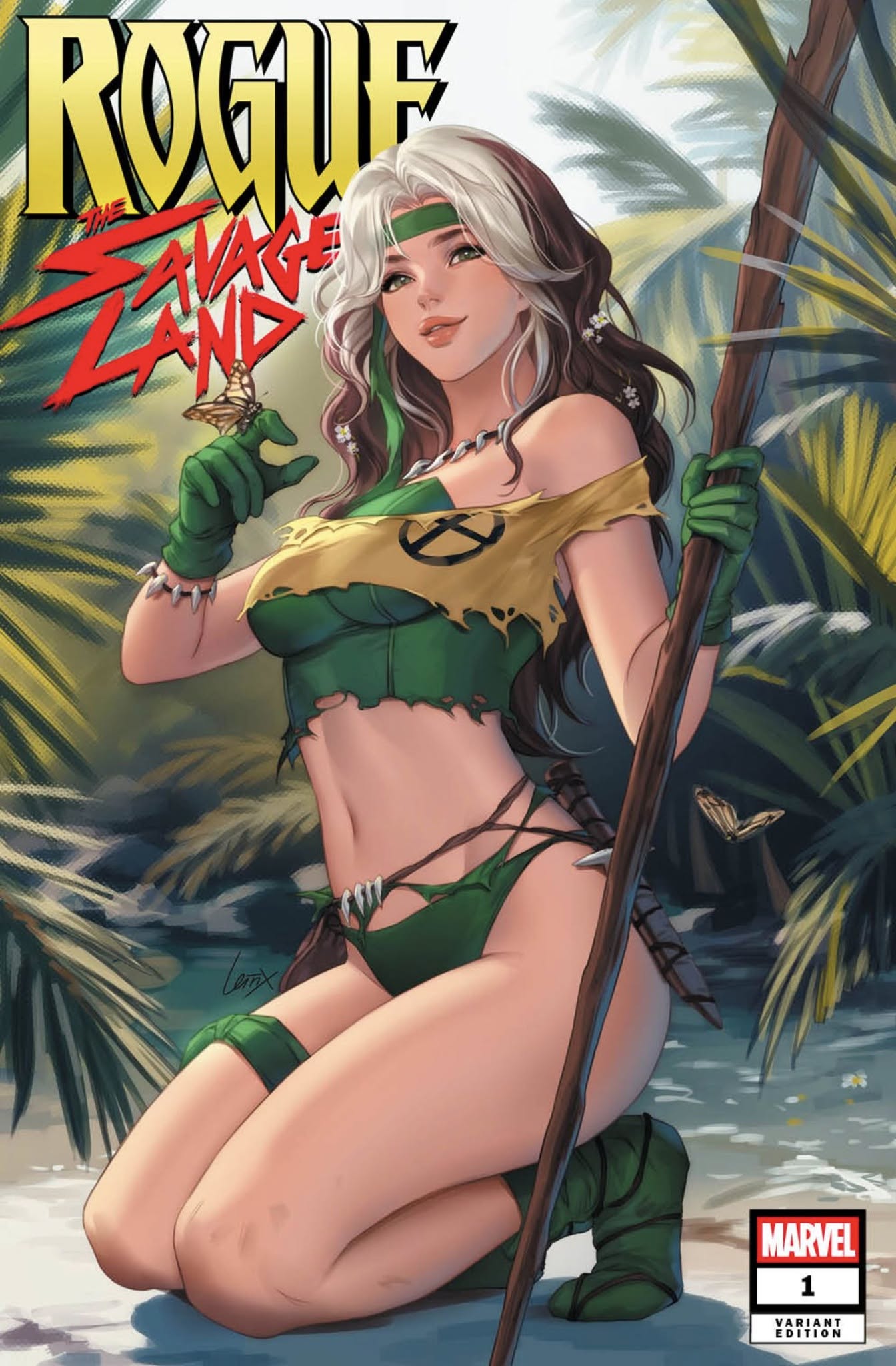 Rogue Savage Land #1 Letrix Trade Variant