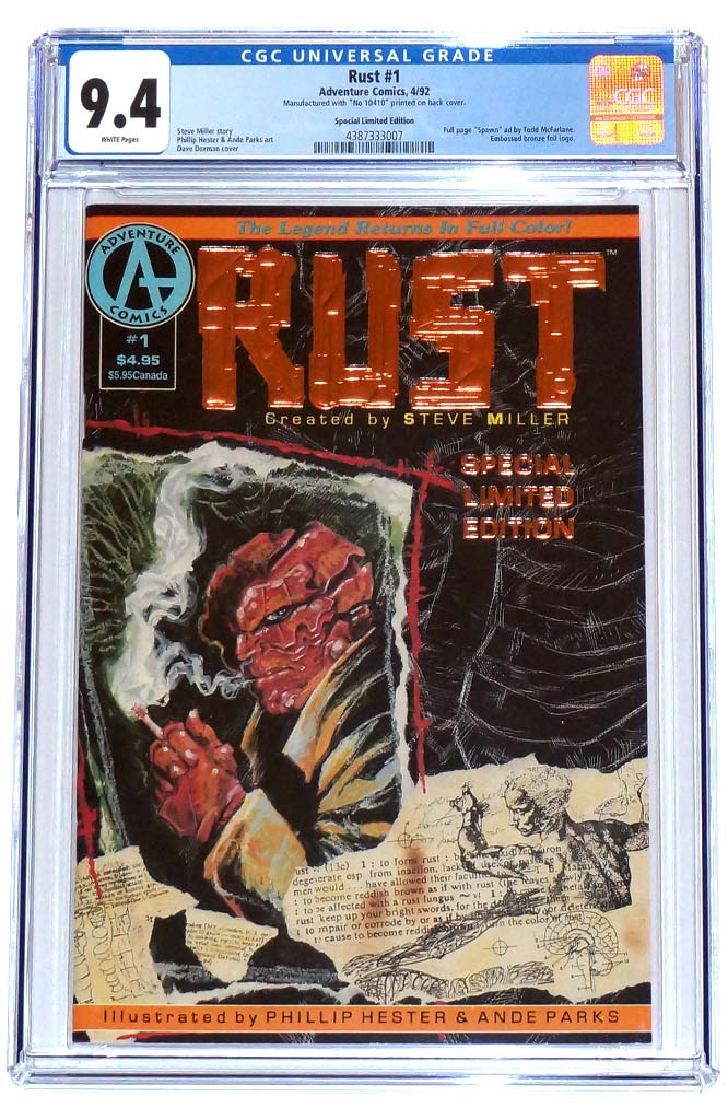 Rust #1 Foil Special Edition Variant CGC 9.4 Early Spawn – Comic Book Quest