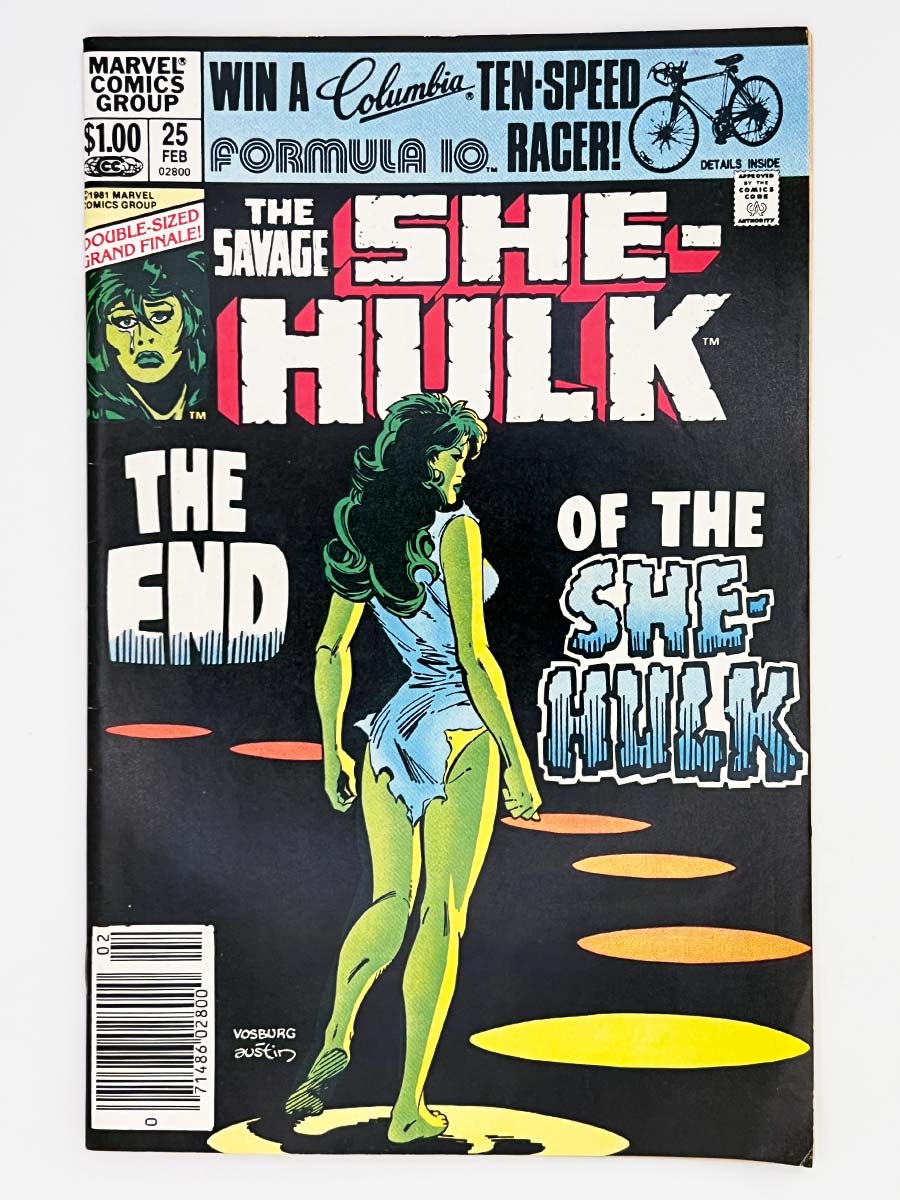 Savage She-Hulk #25 Final Issue Newsstand