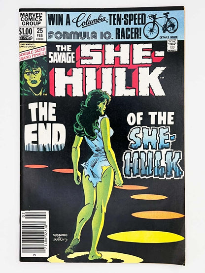 Savage She-Hulk #25 Final Issue Newsstand