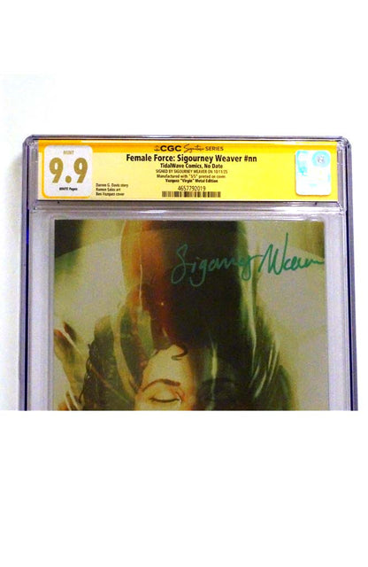 Sigourney Weaver #1 CGC 9.9 Metal Variant Signed Sigourney Weaver #5/5