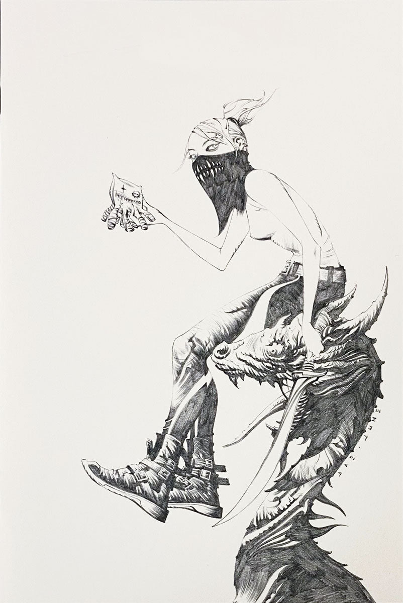 Something is Killing the Children #19 Jae Lee NYCC B/W Sketch Variant