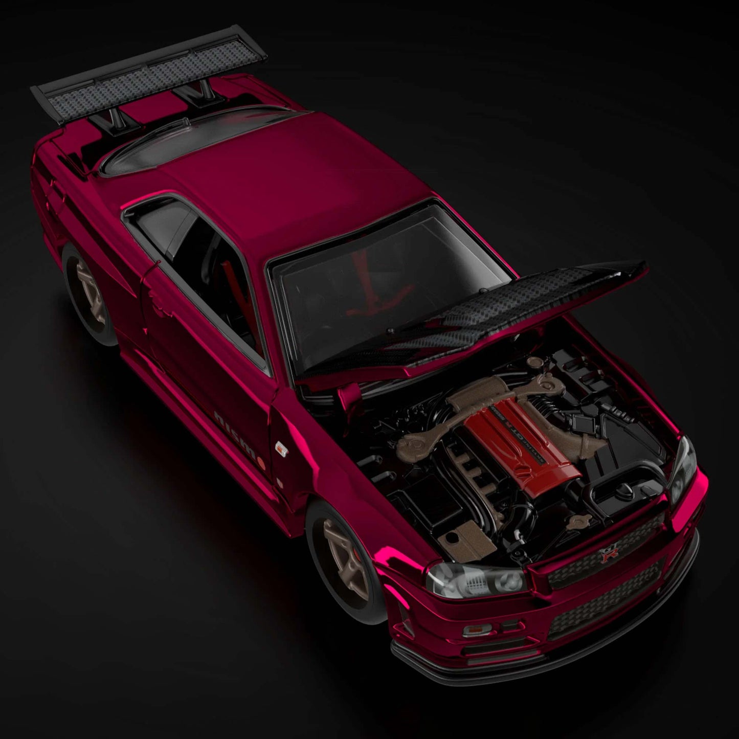 Hot Wheels RLC Exclusive Nissan Skyline GT-R BNR34 Spectraflame oxblood