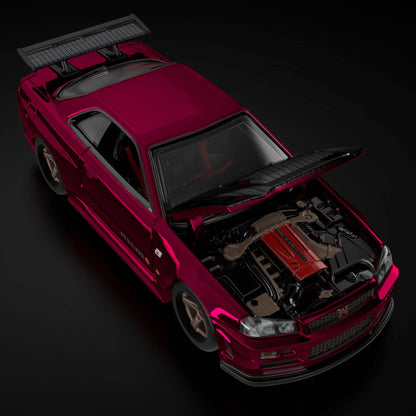 Hot Wheels RLC Exclusive Nissan Skyline GT-R BNR34 Spectraflame oxblood