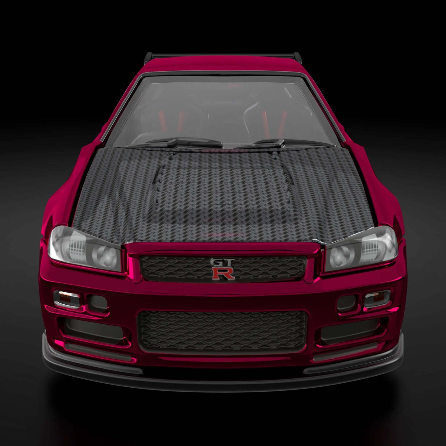 Hot Wheels RLC Exclusive Nissan Skyline GT-R BNR34 Spectraflame oxblood