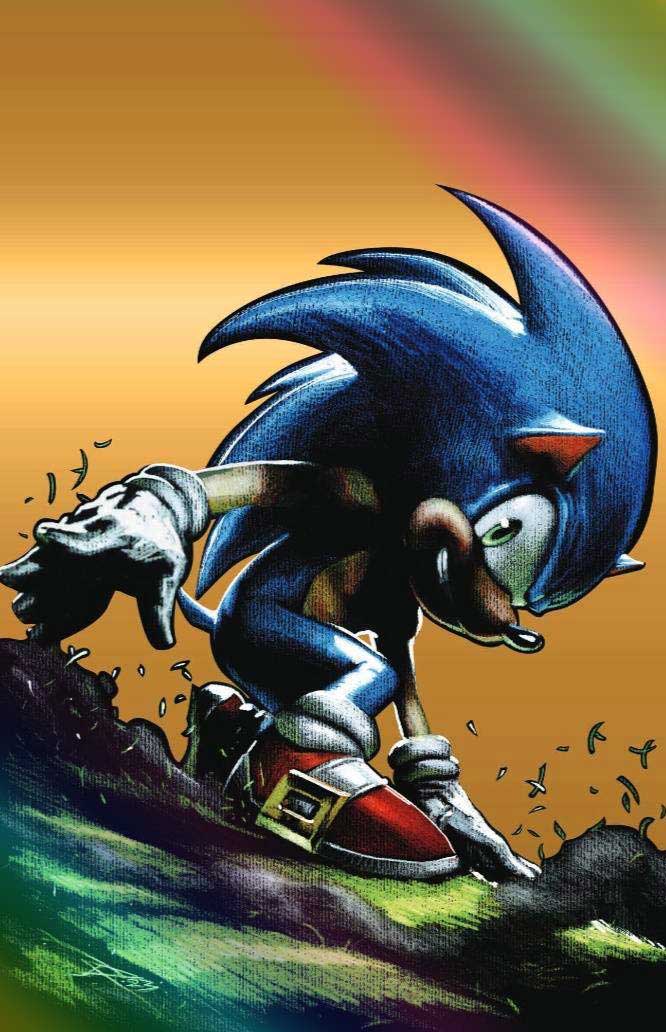 Sonic the Hedgehog #76 Dell'Otto Gold Foil Virgin Variant