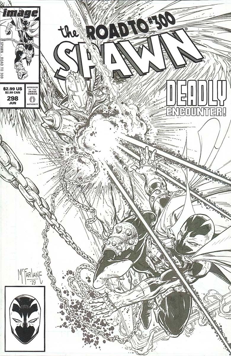 Spawn #298 McFarlane Sketch Variant