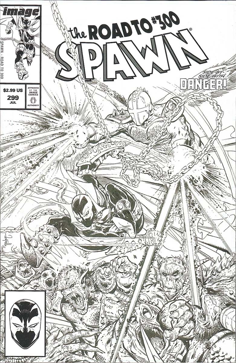 Spawn #299 McFarlane Sketch Variant