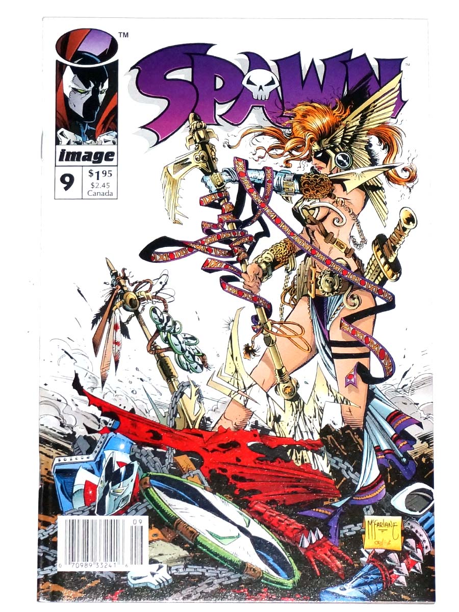Spawn #9 Newsstand Edition 1st Angela