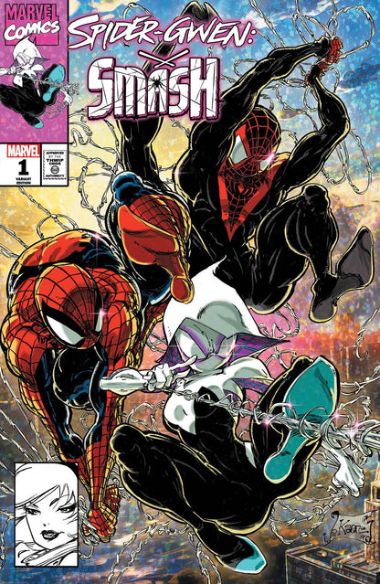 Spider-Gwen Smash #1 Kaare Andrews Variant SET