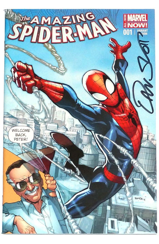 Amazing Spider-Man #1 Ramos Stan Lee Variant Signed Slott