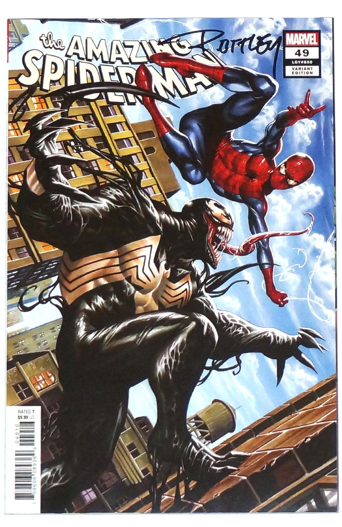 Amazing Spider-Man #49 Mark Brooks Variant Signed Ottley