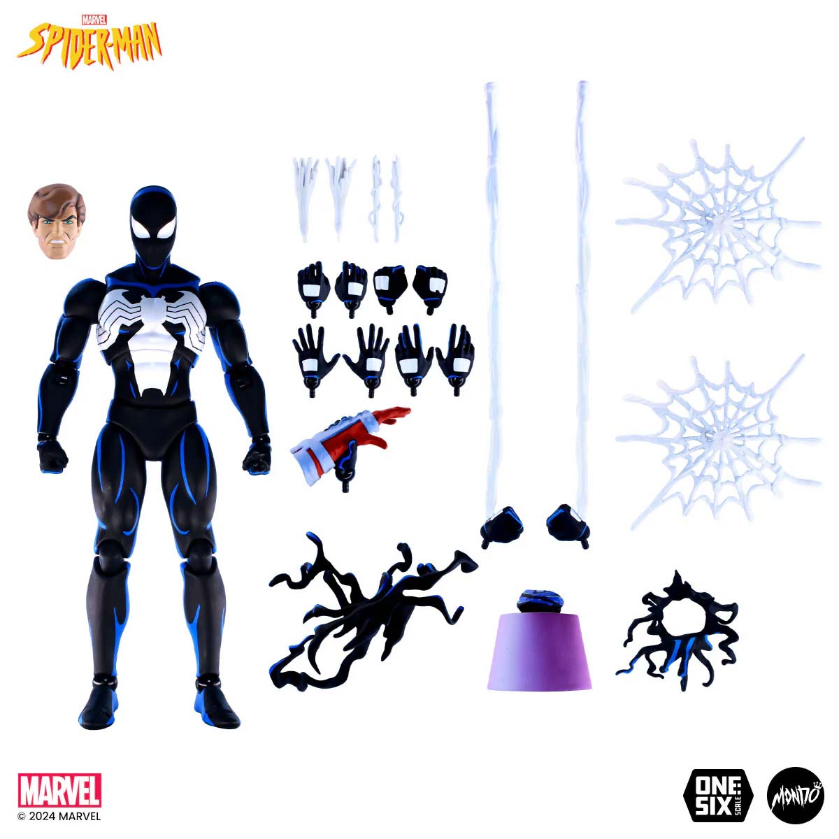 Spider-Man The Animated Series Symbiote 1/6 Scale Figure MONDO LTD 1000