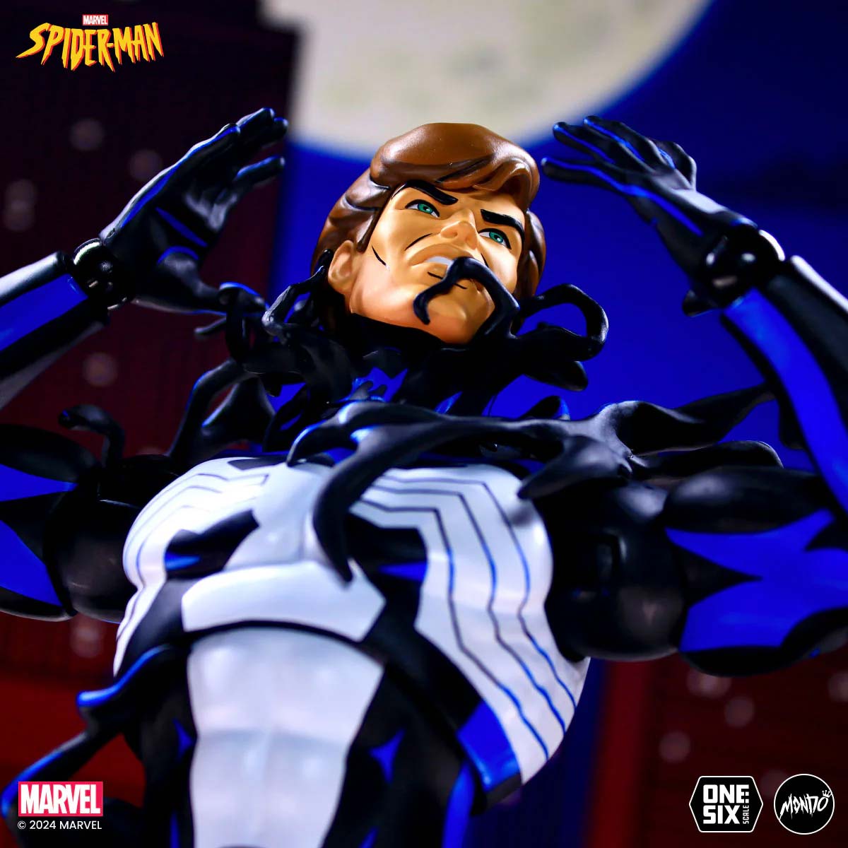 Spider-Man The Animated Series Symbiote 1/6 Scale Figure MONDO LTD 1000