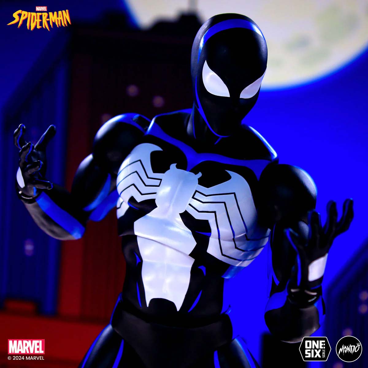 Spider-Man The Animated Series Symbiote 1/6 Scale Figure MONDO LTD 1000