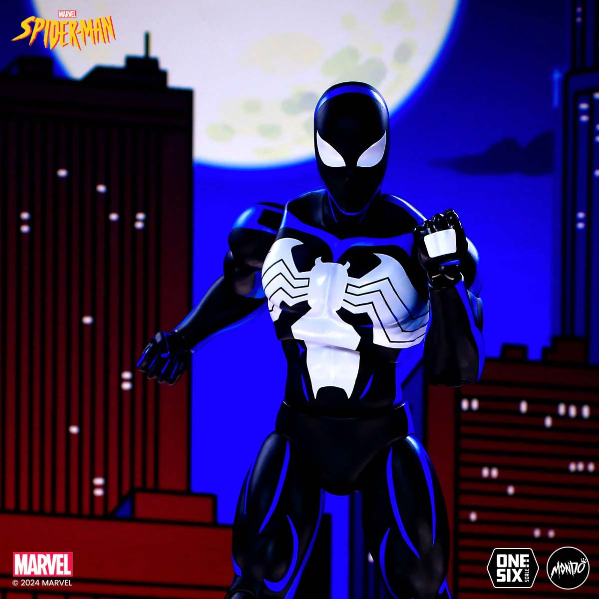 Spider-Man The Animated Series Symbiote 1/6 Scale Figure MONDO LTD 1000