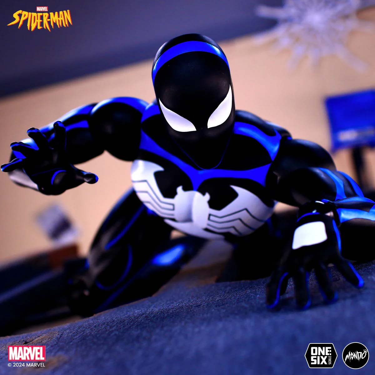 Spider-Man The Animated Series Symbiote 1/6 Scale Figure MONDO LTD 1000