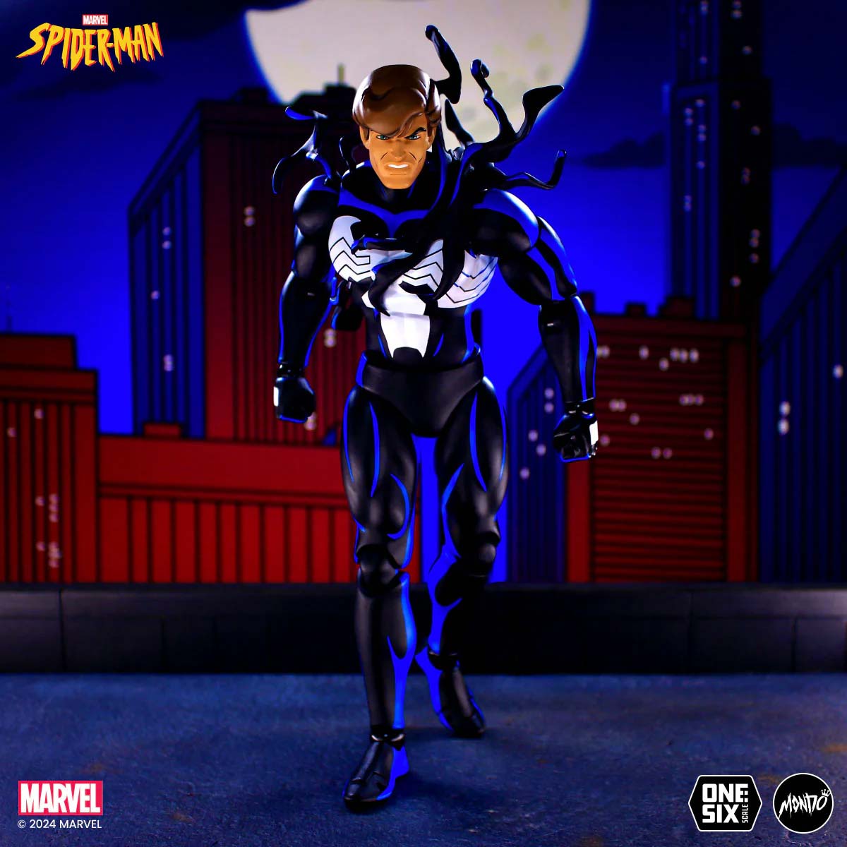 Spider-Man The Animated Series Symbiote 1/6 Scale Figure MONDO LTD 1000