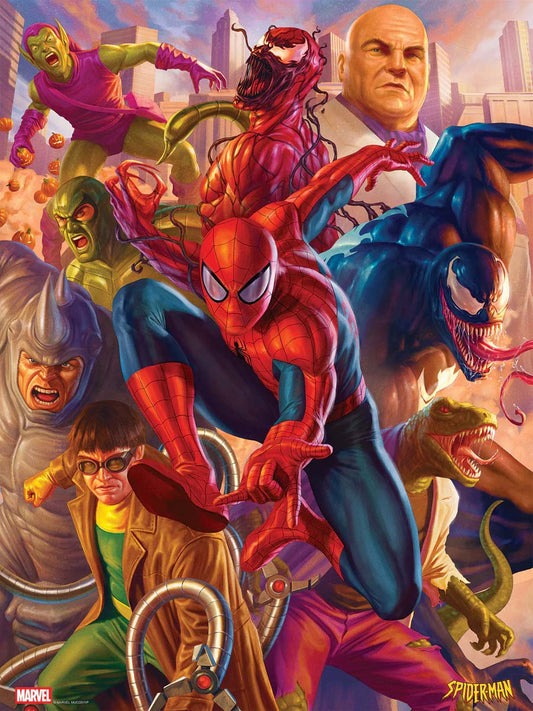 Spider-Man Tangled Threats Giclee Print by Carlos Dattoli LTD 100 Posters