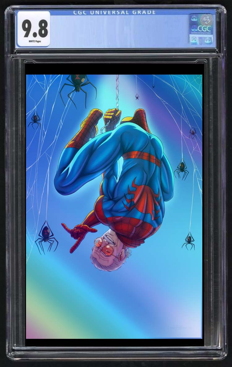 Spider Stan Lee #1 Midniteblue Secret Foil Variant LTD 25