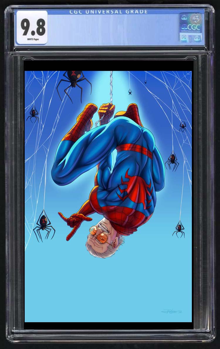 Spider Stan Lee #1 Midniteblue Secret Virgin Variant LTD 40