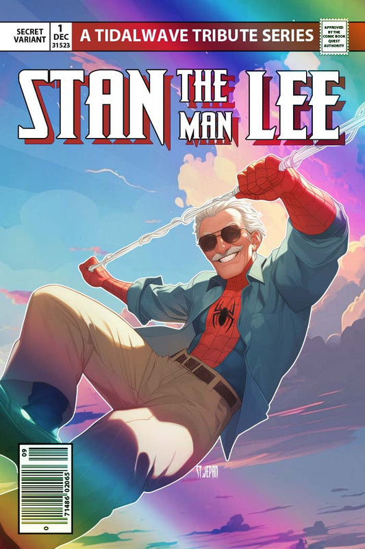 Stan Lee #1 St Jepan Secret Spider-Man Foil Variant LTD 20