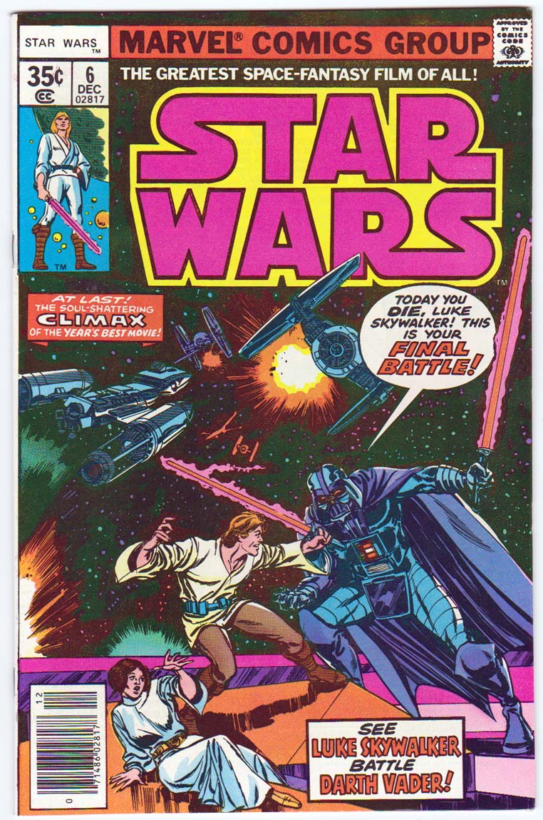 Star Wars #6 Luke vs Vader
