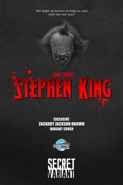 Stephen King #1 Orbit Series Zack Brown Color Splash Secret Variant LTD 30 Back