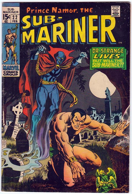 Sub-Mariner #22 1st Meeting Dr. Stranger & Namor