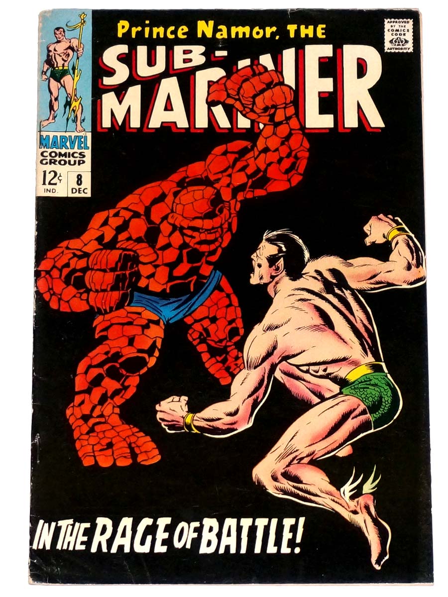 Sub-Mariner #8 Thing vs Sub-Mariner